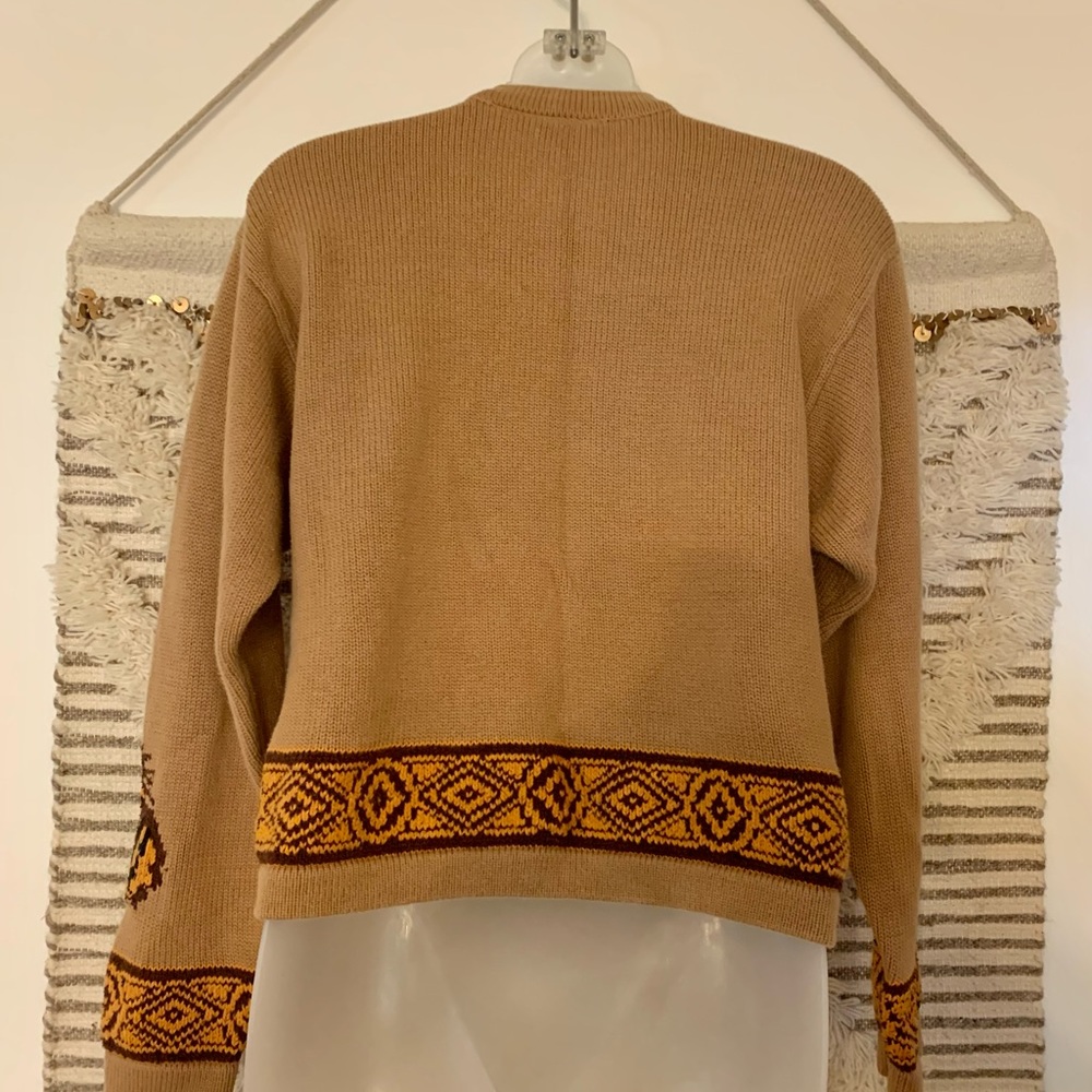 Vintage American Design First Issue Feather Cardigan - Picture 7 of 8